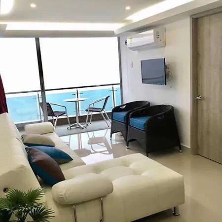 807 Moderno En El Laguito, Vista Al Mar * Cartagena